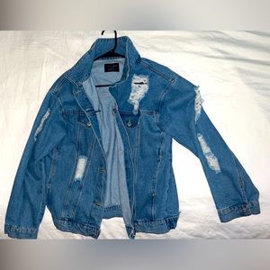 Jean jacket distressed